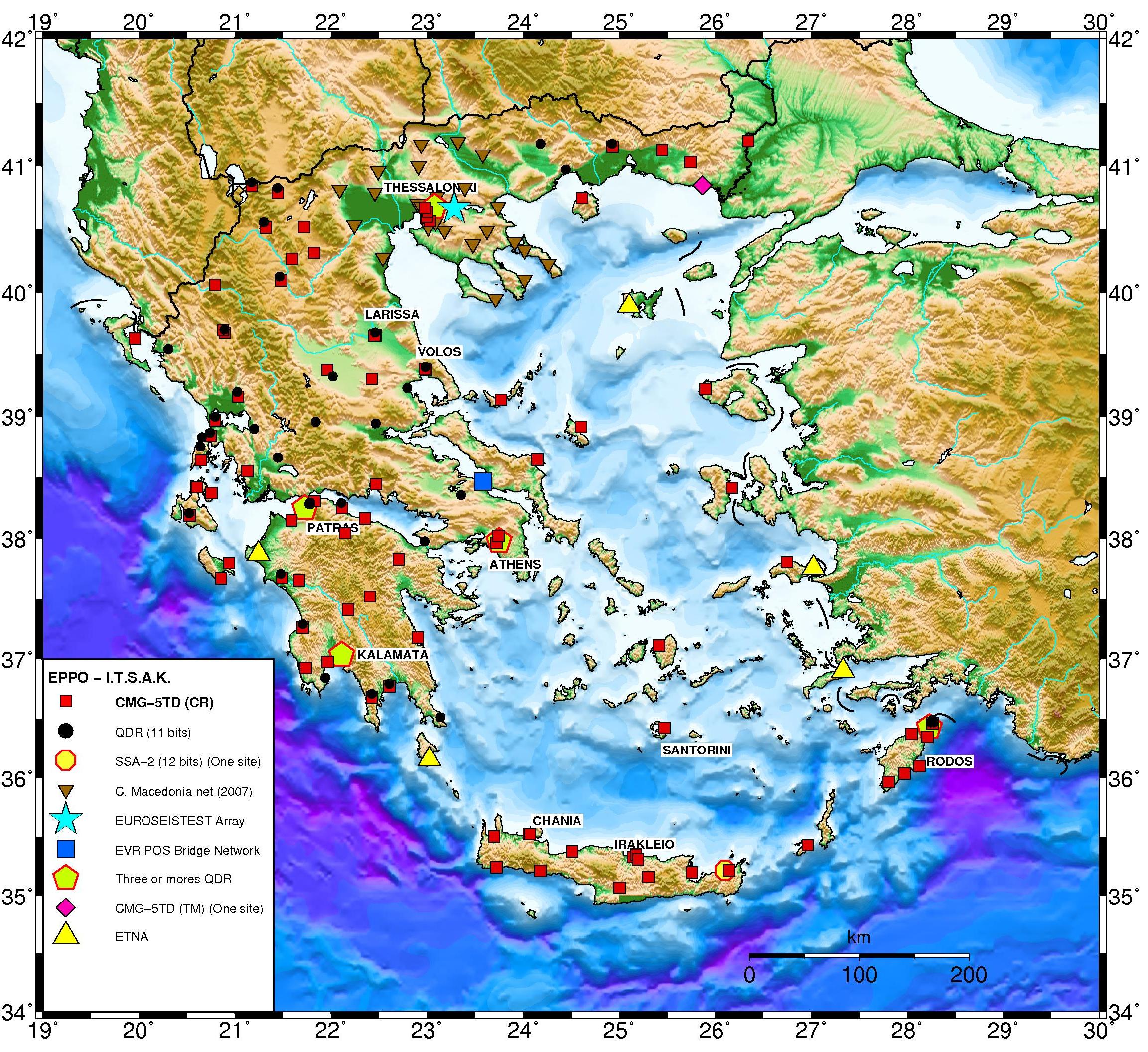 ITSAK National Accelerometric Network